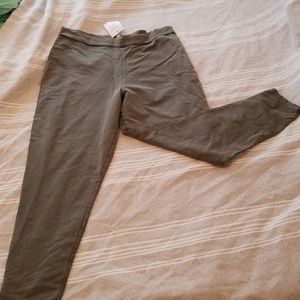 ASOS olive knit jeggings